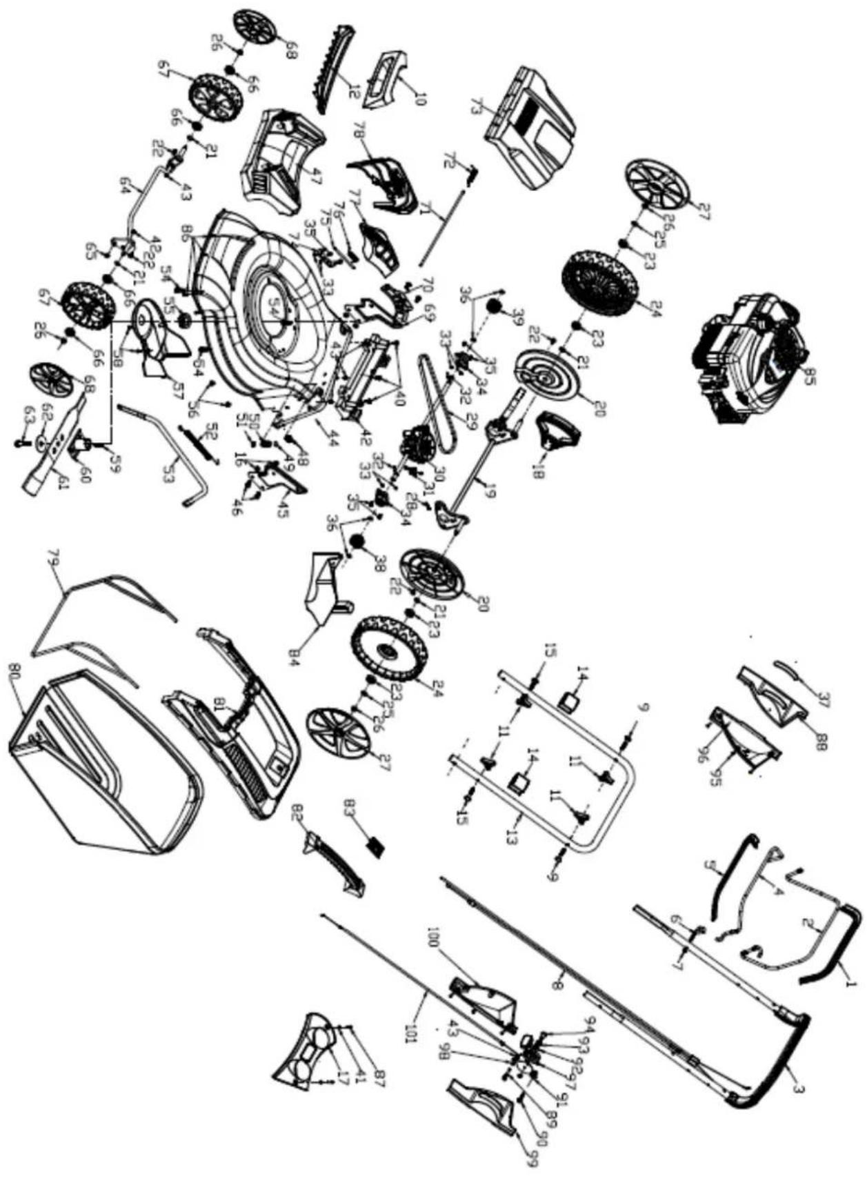 Faworyt SHA51BS750N-4W1 - RYSUNEK ZŁOŻENIOWY NR 1 - 1