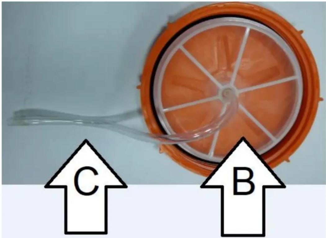 C B