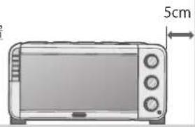 DELONGHI SfornaTutto EO12562J-WN - 設置場所について - 1