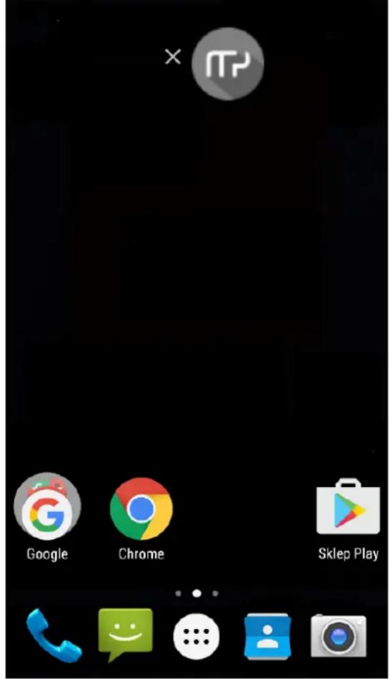 myPhone Prime Plus - Usuwanie elementów z ekranu pulpitu - 1
