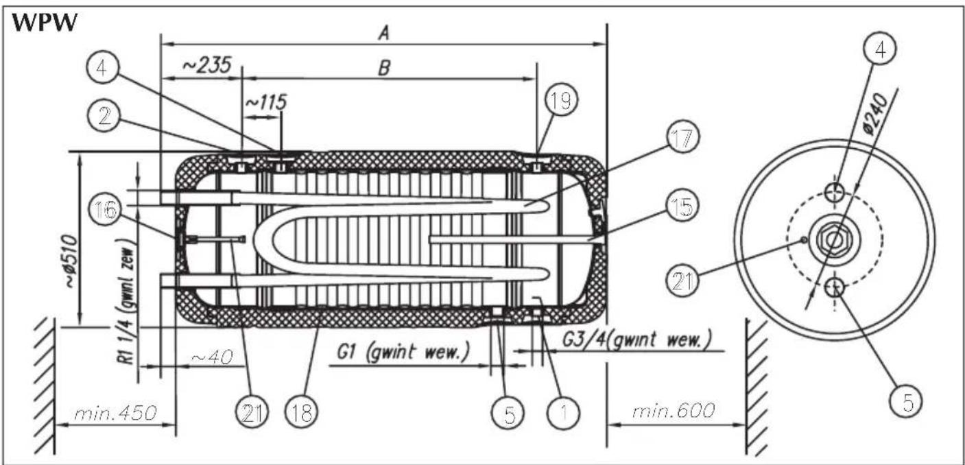 KOSPEL WW-80 - Schemat podłączenia - 6