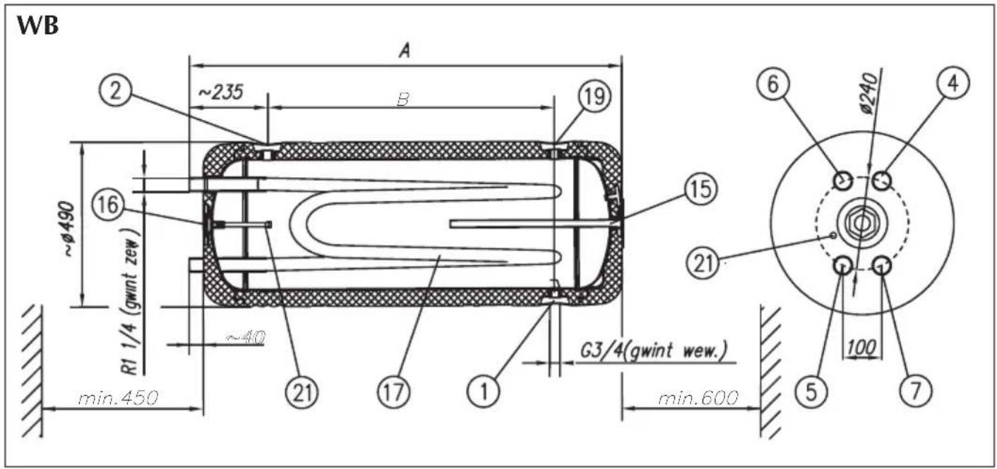 KOSPEL WW-140 - Schemat podłączenia - 3