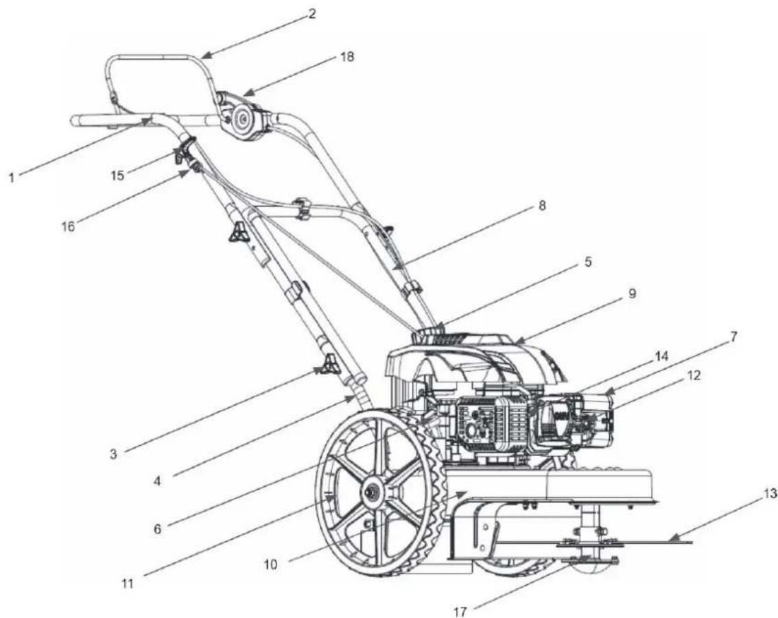 Faworyt DK560C - Elementy urządzenia (budowa) - 1