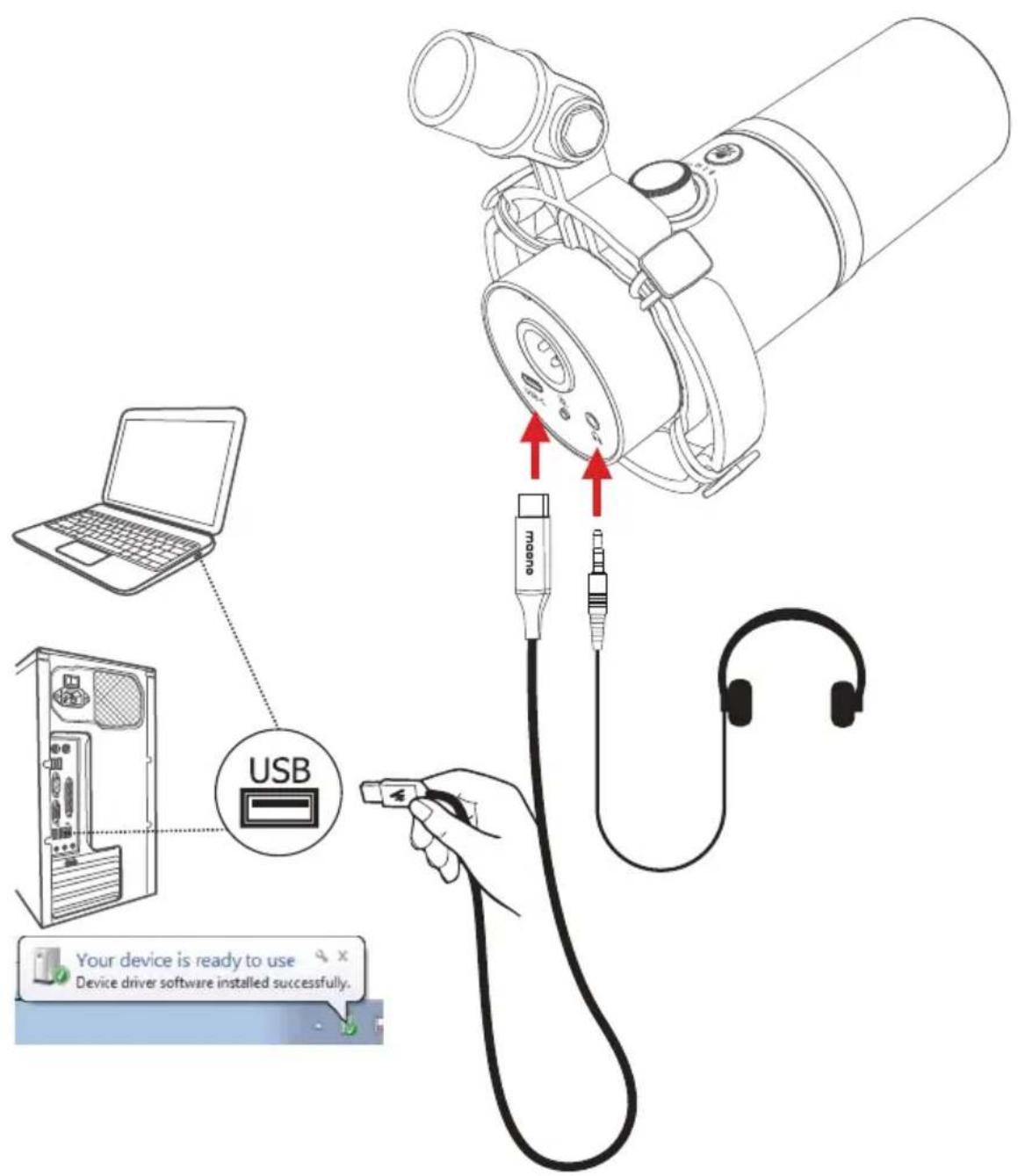 Maono PD200X - Instalacja i użytkowanie produktu - 3