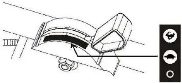 Hortmasz HGS 155 L - Dźwignia przepustnicy - 1