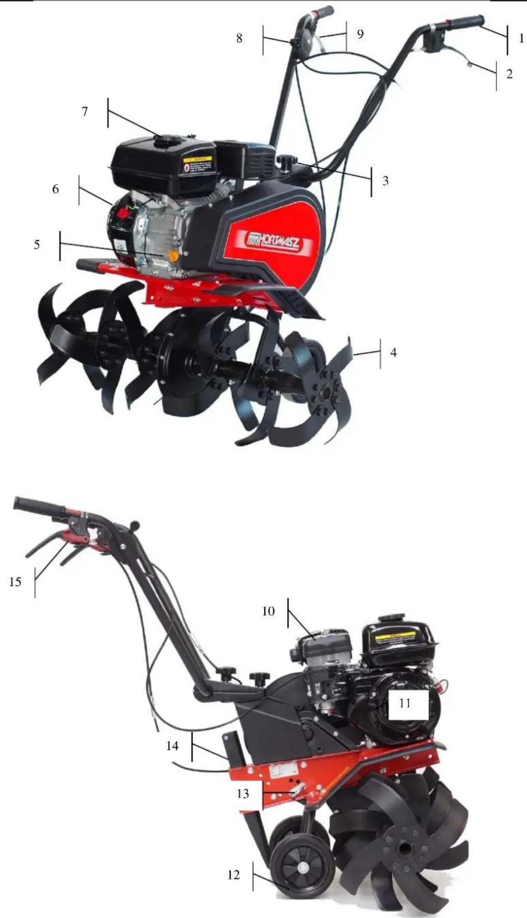 Hortmasz HGS 155 L - BUDOWA GLEBOGRYZARKI - 1