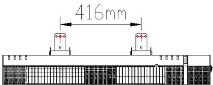 416mm