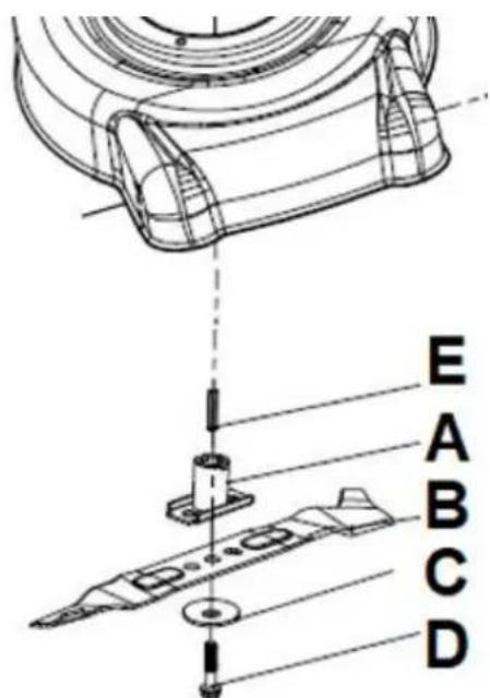 E A B C D
