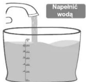 Napełnić woda