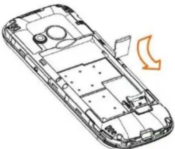 MaxCom MM724 - Instalacja karty SIM i akumulatora - 4