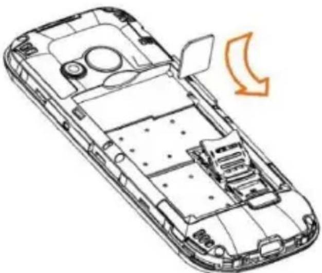 MaxCom MM724 - Instalacja karty SIM i akumulatora - 3