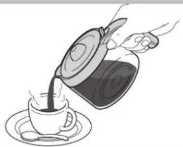 DELONGHI kMix COX750J - 抽出が終わったら、コーヒーをカップにそそぐ - 1