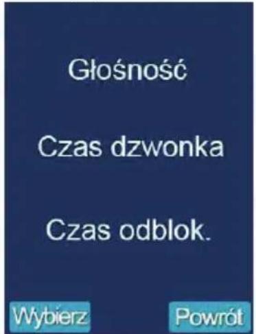 Eura WVP-02A6 - USTAWIENIA OTWIERANIA DRZWI - 1