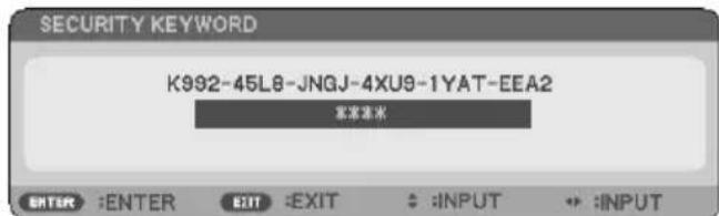 SHARP NP-P525WL - Select [OFF] and press the ENTER button. - 2