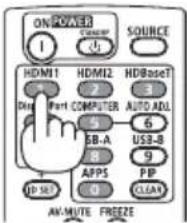 SHARP NP-P525WL - Move the cursor to an input terminal other than [USB-A] and press the ENTER button. - 3