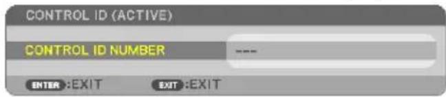 SHARP NP-P525WL - Press the ID SET button on the remote control. - 1