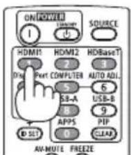 SHARP NP-P525WL - Using the Remote Control - 3