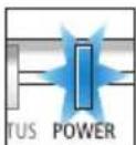 SHARP NP-P525WL - Press the (POWER) button on the projector cabinet or the POWER ON button on the remote control. - 7