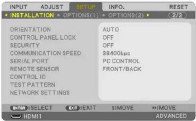 SHARP NP-P525WL - [INSTALLATION] - 1