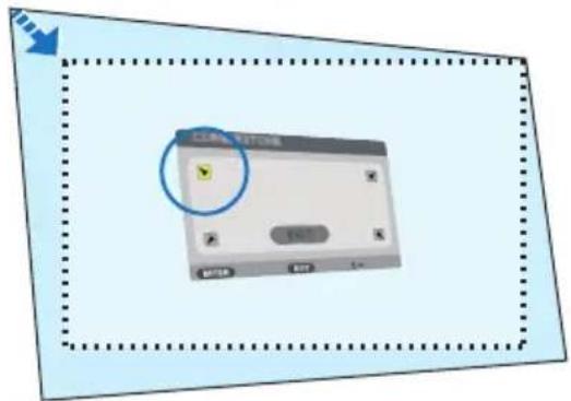 SHARP NP-P525WL - Press the ▼ button to align with the [KEY-STONE] and then press the ENTER button. - 7