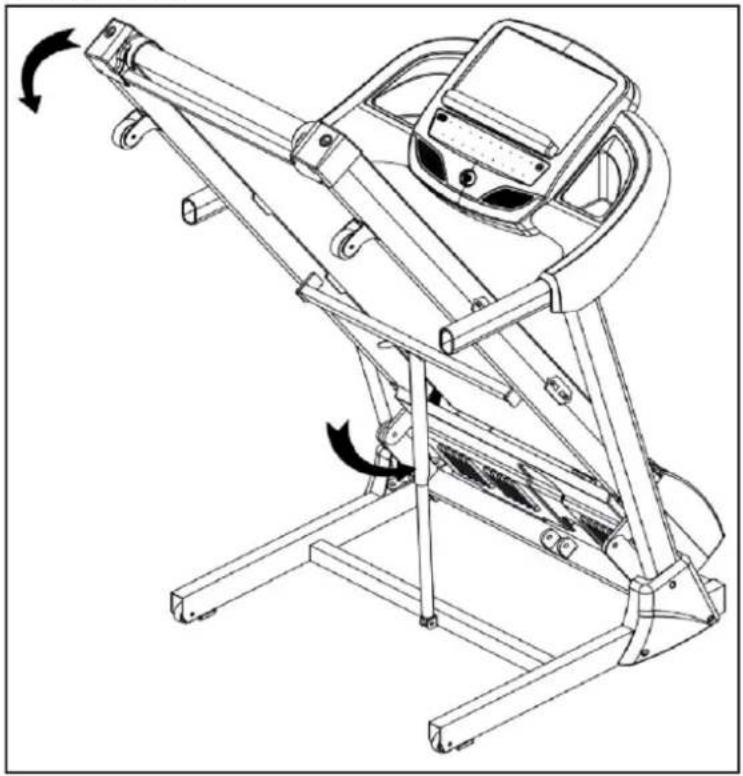 Hammer Race Runner 2200i - Rozkładanie bieżni - 1