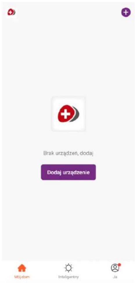Brak urządzeń, dodaj Dodaj urządzenie Mśj dom Intaligentry Js