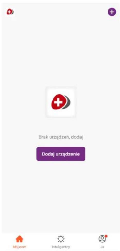 Brak urządzeń, dodaj Dodaj urządzenie Mśj dom Inteligentry Ja