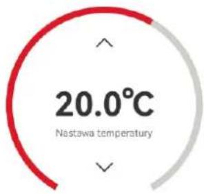 20.0°C Nastawa temperature