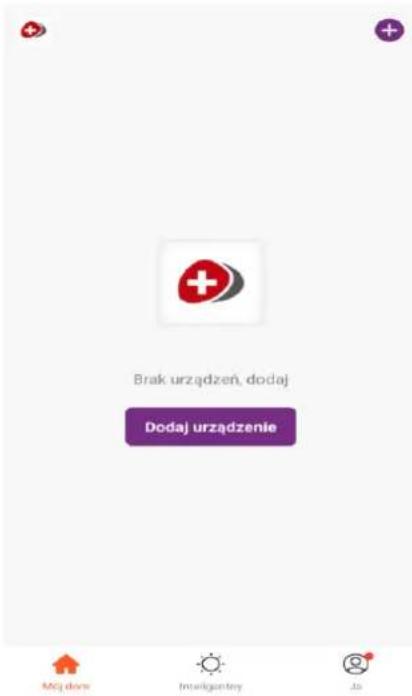 Brak urządzeń, dodaj Dodaj urządzenie Moj dava Insikgantery Ja