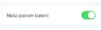 Niski poziom baterii