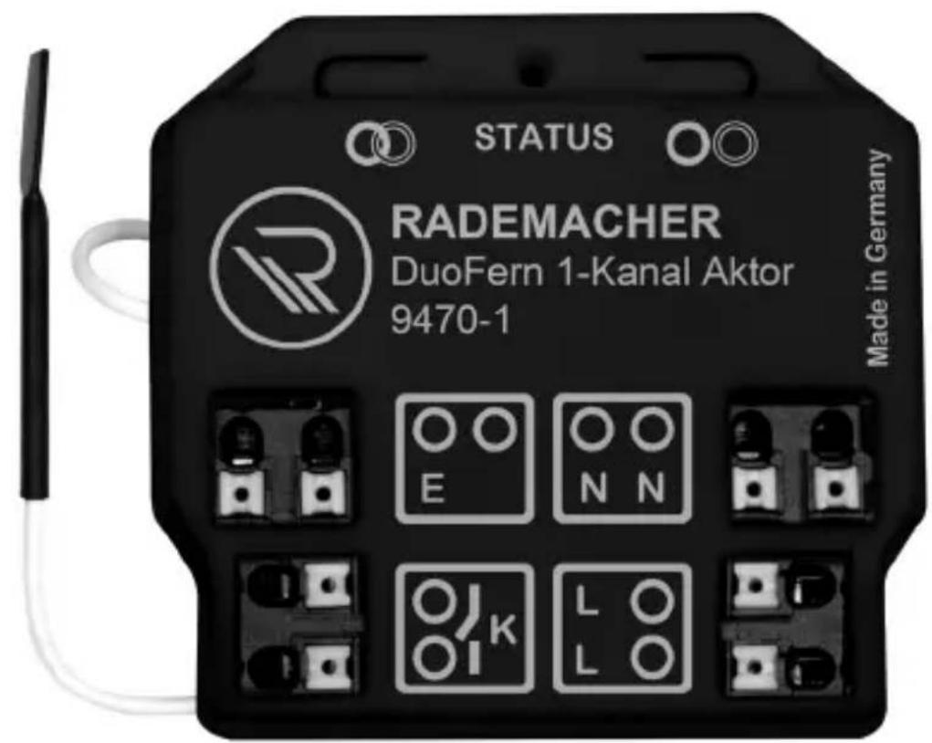 RADEMACHER DuoFern Universal Actuator 9470-1 - DuoFern Universal Actuator 9470-1 (1-channel) - 1