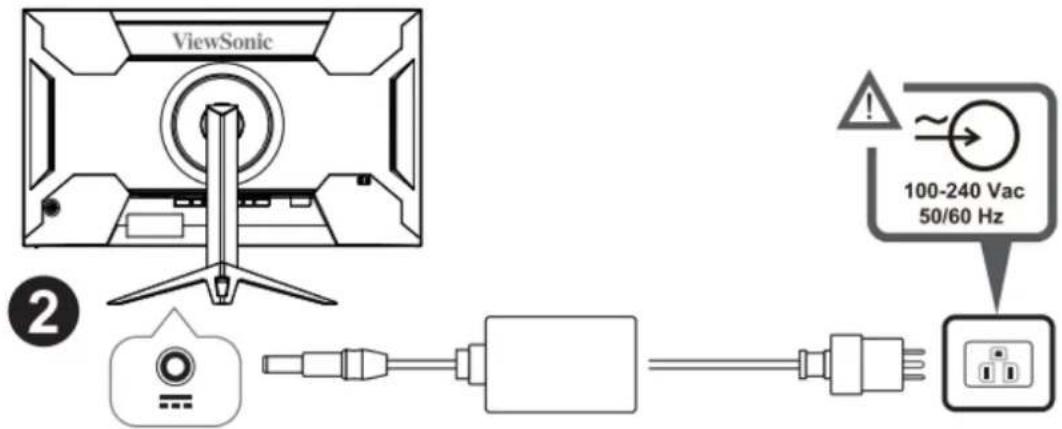 ViewSonic 100-240 Vac 50/60 Hz