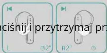 nciśnij i przytrzymaj prz L 2" R2"