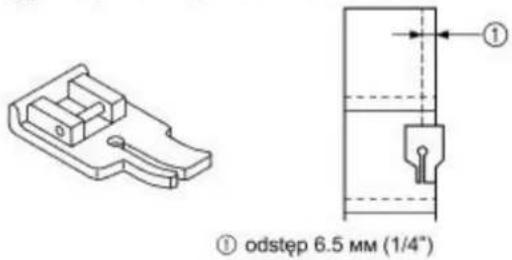 ① odstep 6.5 mm (1/4°)