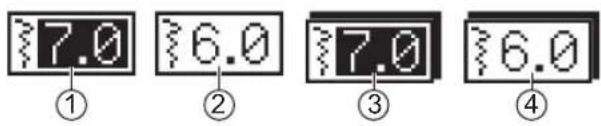 7.0 ① 6.0 ② 7.0 ③ 6.0 ④