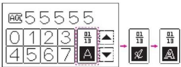 5 5 5 5 5 0 1 2 3 01/13 4 5 6 7 A → 01/13 → 01/13 A