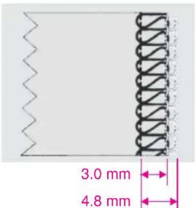 3.0 mm 4.8 mm