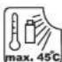 Yard Force LM C46 - Symbole ostrzegawcze na akumulatorze - 4