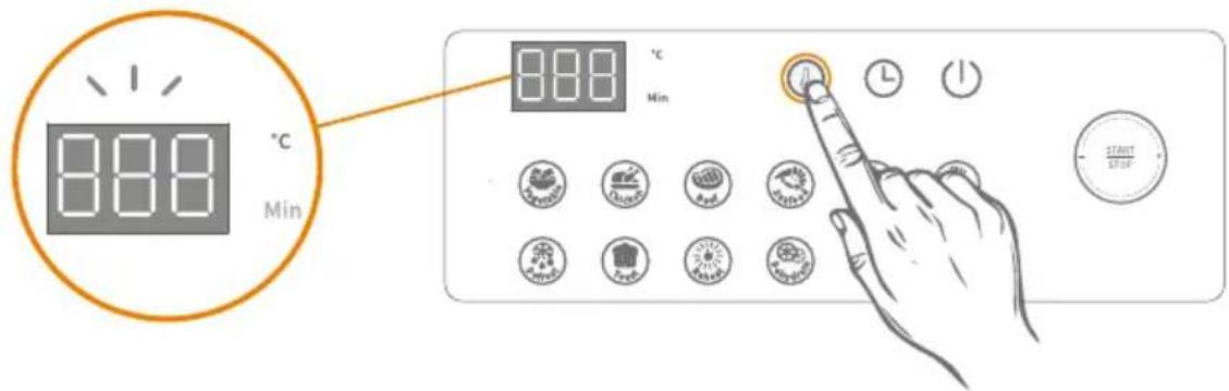 888 °C Min 888 °C Min START STOP