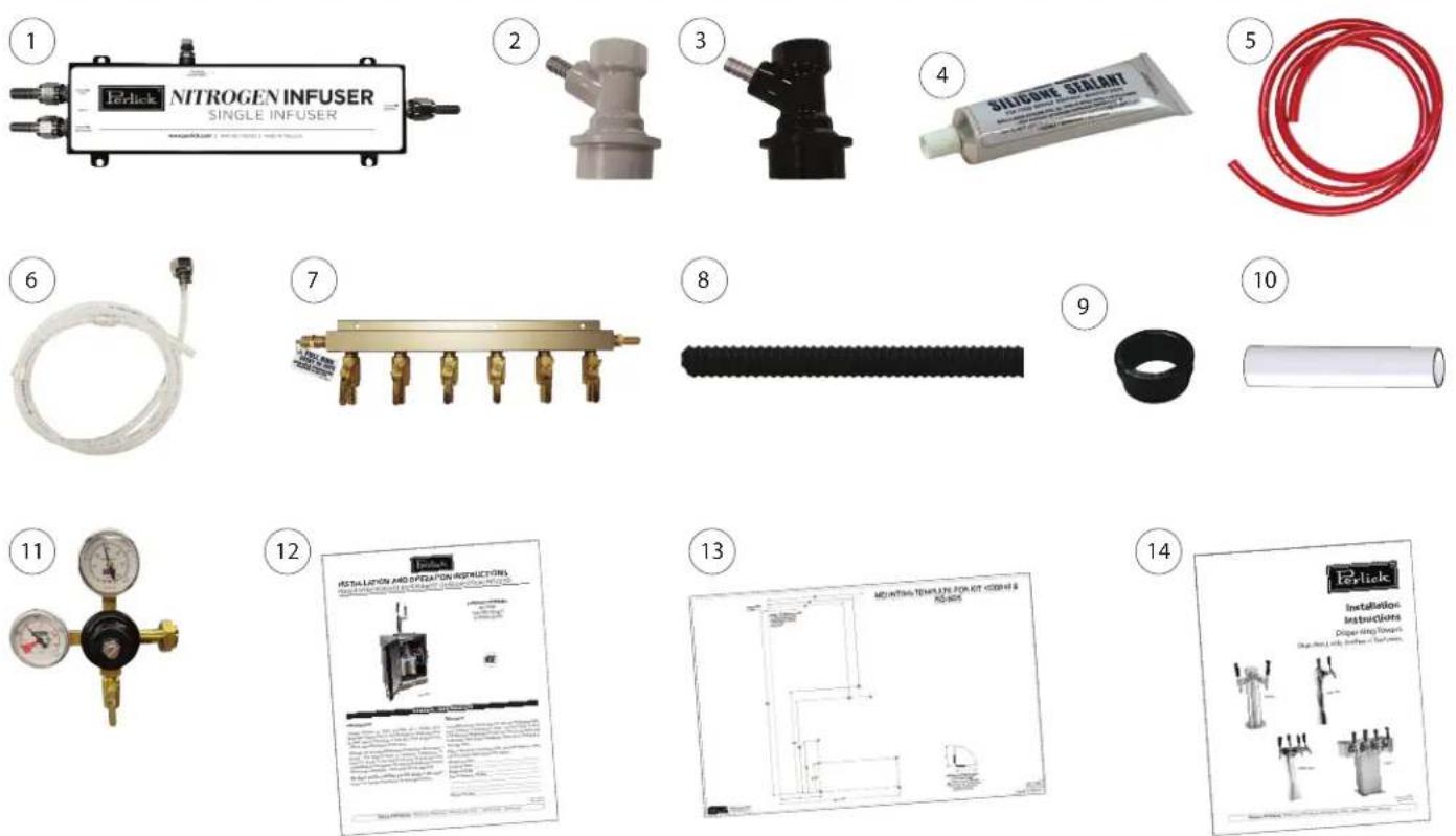 Perlick 1030850 - RS-NDK - PARTS LIST - 2
