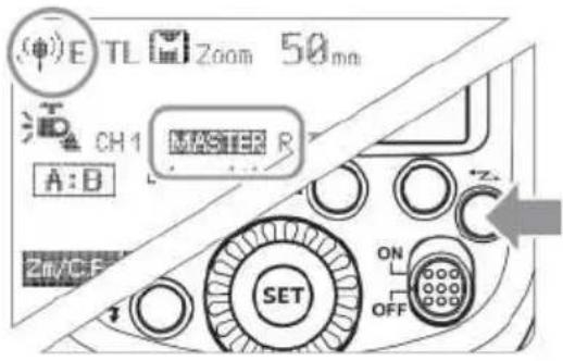 Quadralite Stroboss 60evo II - a) Ustawienie lampy Master - 1