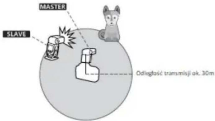 MASTER SLAVE Odległaśc transmisji ok: 30m
