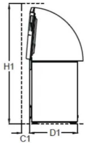 Smith&Brown SZCF-402-WE3 - Przestrzeń wokół urządzenia - 2