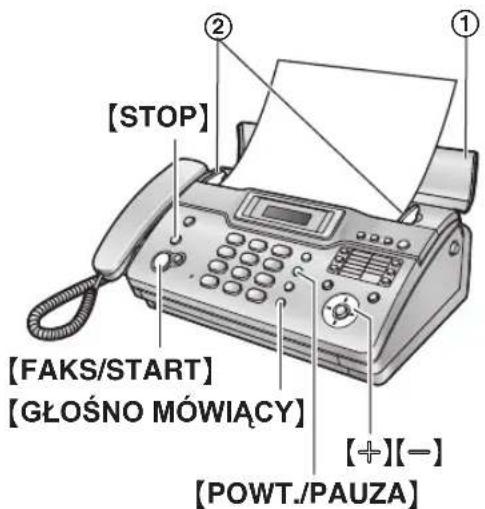 PANASONIC KX-FT936PD - Wysyłanie dokumentów ręcznie - 1