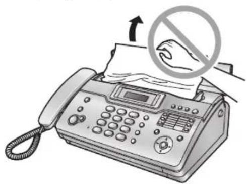 PANASONIC KX-FT936PD - Dokument zablokowany przy wysyłaniu - 3