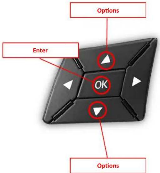 Options Enter OK Options