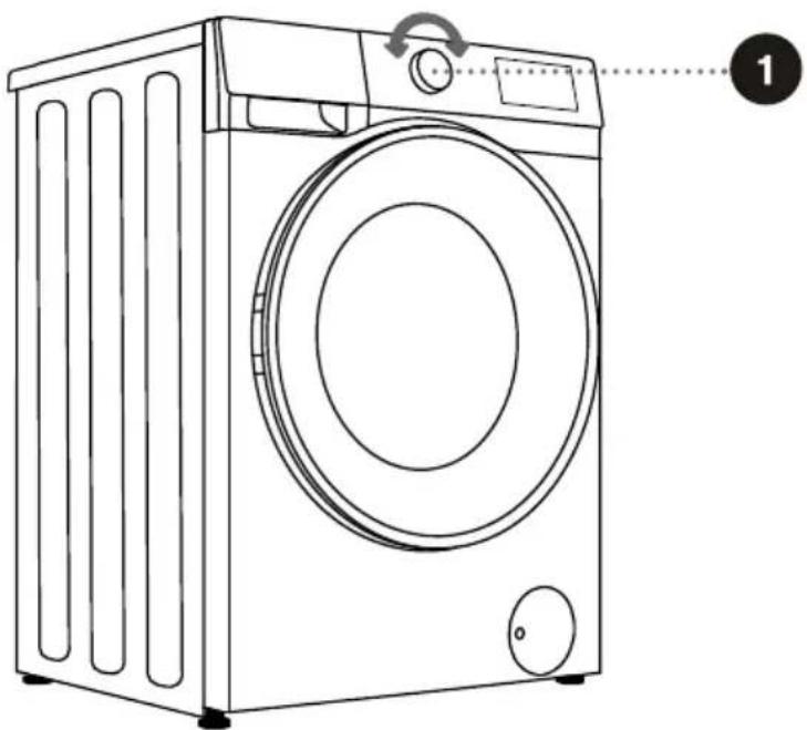 GORENJE W3NGPI61SBS - KROK 3: URUCHOMIENIE PROGRAMU PRANIA - 2