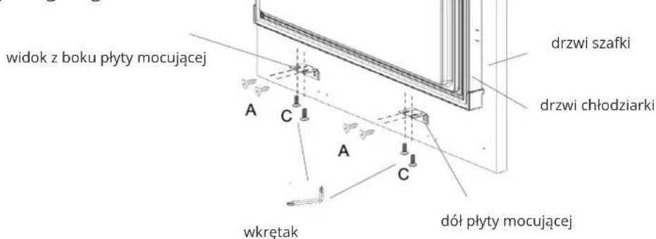 Berg CZZ193NWM32 - Kroki, aby umieścić urządzenie chłodnicze w szafce - 10