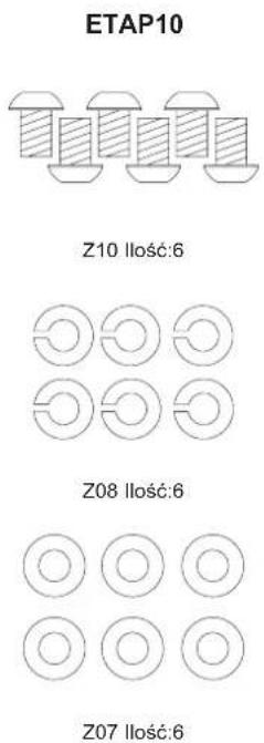 ETAP10 Z10 Ilość:6 Z08 Ilość:6 Z07 Ilość:6