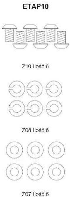 ETAP10 Z10 Ilość:6 Z08 Ilość:6 Z07 Ilość:6